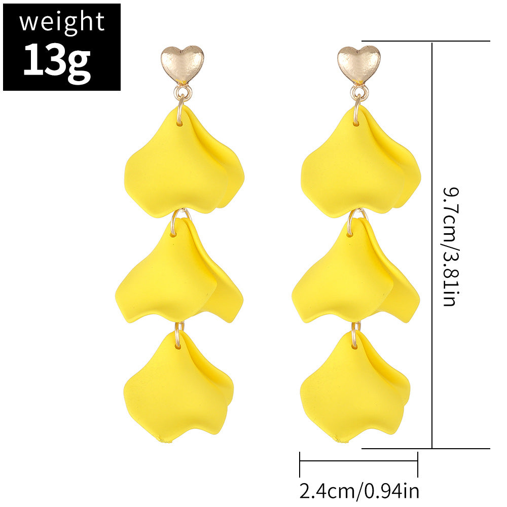 Long Petals Earrings
